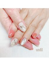 アンフィルルーム(unfil room)/大理石ネイル