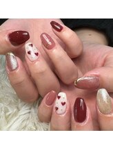 レディスペネイル ノウラ 名駅店(Redispe nail NouRa)/バレンタインネイル