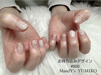 マンディーズ(MandY's)/オフィス/冬/ホワイト/ゴールド