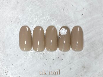 ユーケーネイル(uk nail)/シンプルアート6500円
