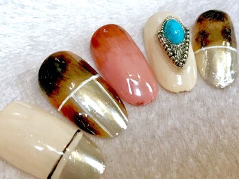 ビービーネイル(BB)/ポイント変形ミラーネイル