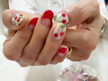 プルミエ ネイル(Premier Nail)/さくらんぼネイル☆
