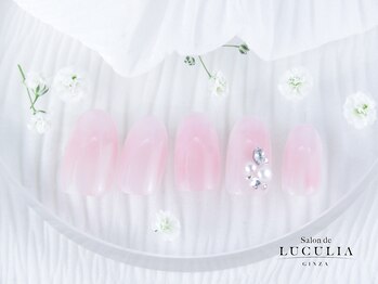 サロンドルクリア 銀座店(Salon de LUCULIA)/#ブライダルネイル チーク