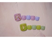 ネイルサロン ブリオン(Nail Salon Bullion)/イニシャルチャームネイル