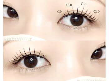 リラベル(Lyrbelle)/パーマ×フラットラッシュ120本