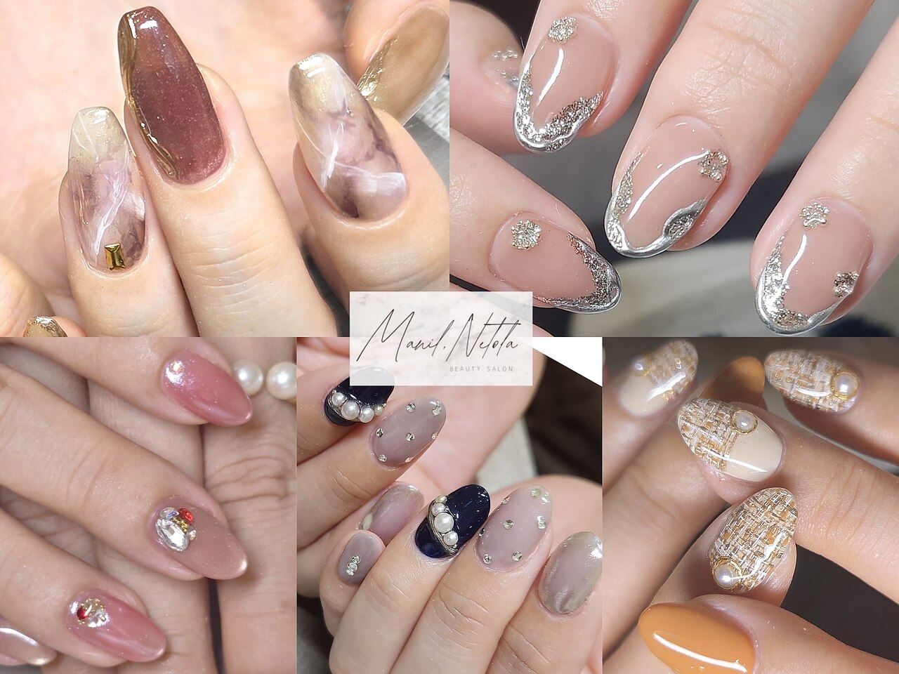 ねるねいる magnet🤎 ⁡ ⁡ ⁡ #マグネットネイル #magnetnails #nail #ネイル