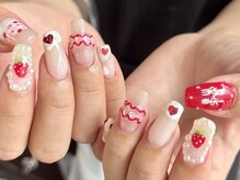 ゆびノさき +tennoji/お誕生日ネイル