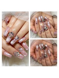 ピンク☆キラキラビジュー