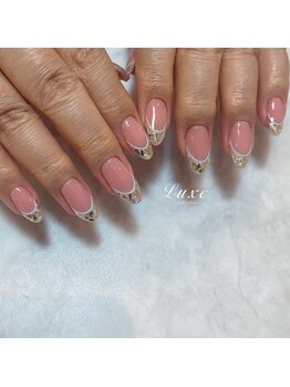 ネイルサロンリュクス (nailsalon Luxe)/ガラスフレンチ