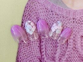 パープル×紫陽花