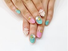 ネイルコレクション ベビーピンク(Baby Pink)/ジェル付放★マリン：シェル