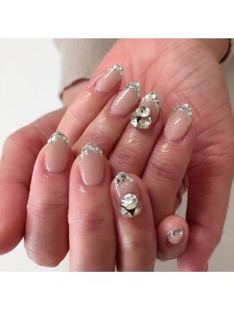 フルール(Fleur)/バーチャルラメフレンチ