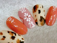 ビービーネイル(BB)/ハラコ風レオパード