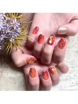 リノン(Linon)/秋ネイル♪