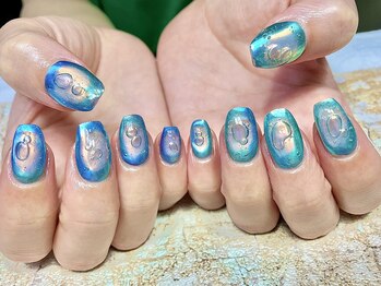 ティーエス ネイル ガーデン(T.S Nail Garden)/バブルネイル