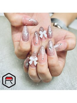 東海最大級ネイルサロン by レディスペネイル 名駅店/リボンネイル