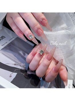 デリーネイル(Dely_nail)/海外ガール風ヌーディーネイル