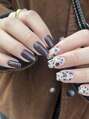 フォルクネイル(:volk nail) ワンカラー×ちぐはぐ