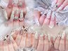 秋限定【チップ長さだし】ドットデザイン4選