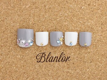 ネイルサロン ブランロール 三軒茶屋店(Blanl'or)/Foot ビジューネイル