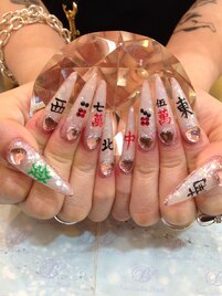 麻雀ネイル