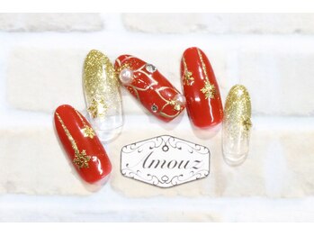 アモウズ(Amouz)/定額【テーマ:ポインセチア】2