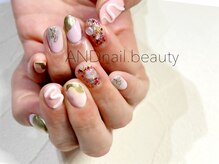 アンドネイル ビューティー(AND nail,beauty)/春ネイル/ニュアンス/藤沢