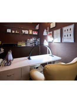 個室があるサロン