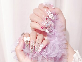 ワンホンネイル 新宿(Rumi Nail)の写真/【駅チカで通いやすさ◎】500種以上のパーツ×つけ放題×口コミ高評価の当店で理想通りに仕上げます！