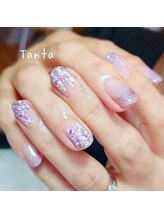 タンタ(Tanta)/持ち込みフラワーネイル【藤】