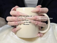 ウェーブネイルサロン'('Wave Nail salon)/持ち込みデザイン/フィルイン
