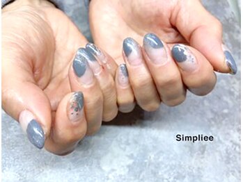 シンプリー 西荻窪店(Simpliee)の写真/デザインも値段も妥協したくない方にお勧め♪<フィルイン>だから成せる定期来店で爪が綺麗、縦長も叶う！