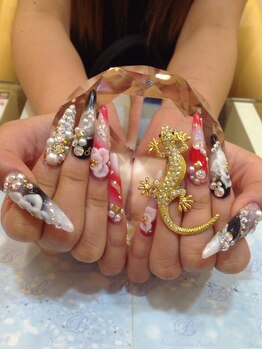 エスフィーネイルサロン ブリーユ(Esfy nailsalon Brille)/和風ロングスカルプ