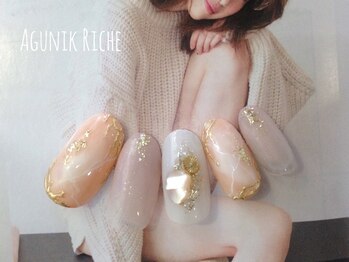 アグニークリッシェ(Agunik Riche)/【大理石ネイル】