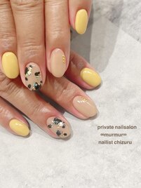 アニマル柄ネイル