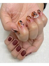 ネイルアート ジマー/60minartとクリアニュアンス