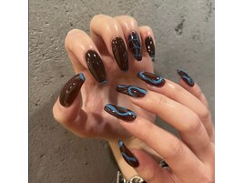 ニュアンスネイル/手描きアート