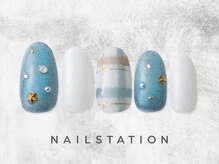 ネイルステーション ルミネ町田店(NAIL STATION)/キラキラネイル／パラジェル