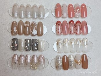 ミリ ミリ(mili mili)の写真/あなただけのデザインを・・♪プライベートサロンでのワンランク上の指先に★400色以上のカラーをご用意★
