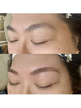 シャトン ブラン(chaton blanc)/黄金比眉毛Wax(メイク付き)