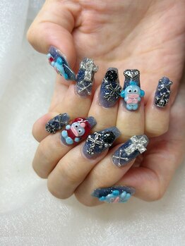 キャラクターネイル♪3D