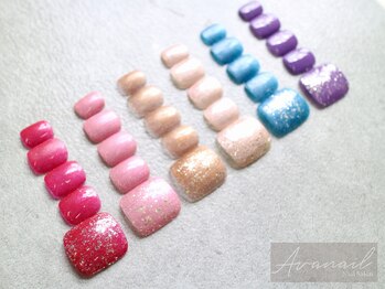 アバネイル 藤が丘(AVA NAIL)/フットネイル◆親指キラキラ