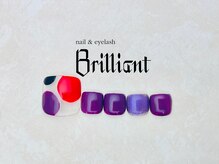 ネイルアンドまつげエクステのお店 ブリリアント 草加(Brilliant)/Foot 　定額9900円コース