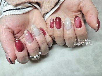 シュガーネイル(sugar nail)/じゅわっと春めく