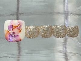 インク大理石フット9500円