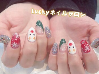 ラッキー(Lucky)/クリスマスネイル
