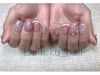 ダイフクネイルズ(Daifuku nails)/人魚ネイル