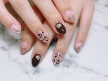 ネイル ファンシーファング(nail_fancy_fang)/レオパードネイル