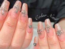 コラールネイル 本町(Colar Nail)/クロスパーツで甘辛MIX！