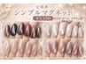 人気【定額制☆マグネットシンプル】奥行き艶/ワンカラー/大人可愛い￥7150→